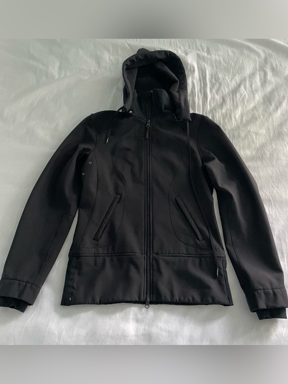 lululemon athletica Black Hooded Athletic Jacket